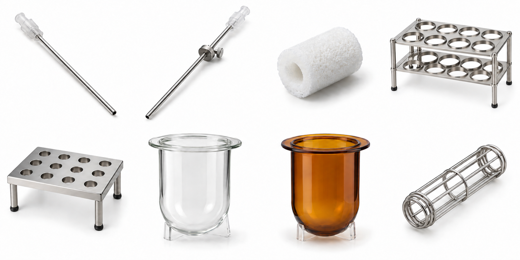 Adjustable sampling cannula with depth-stop collar. Product view for Adjustable Cannula (Pk of 6 Nos.). Representative product type; verify exact specification.
