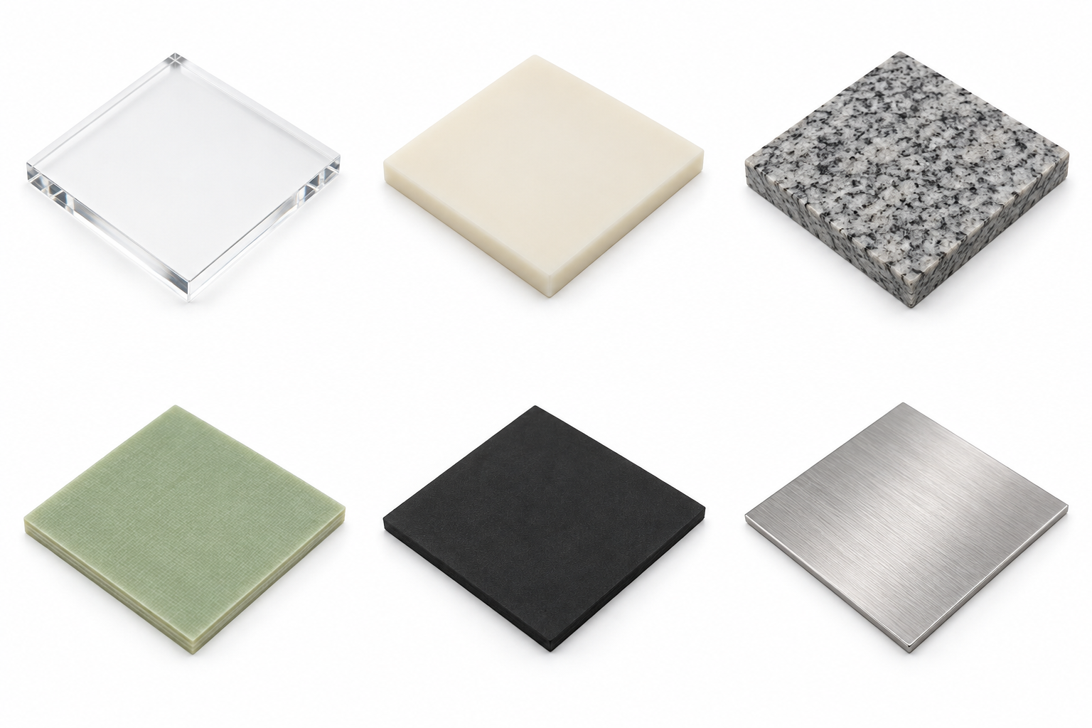 Square material coupon reference. Surface detail for Duplex Steel 2"x2", 2mm Thickness. Representative product type; verify exact specification.