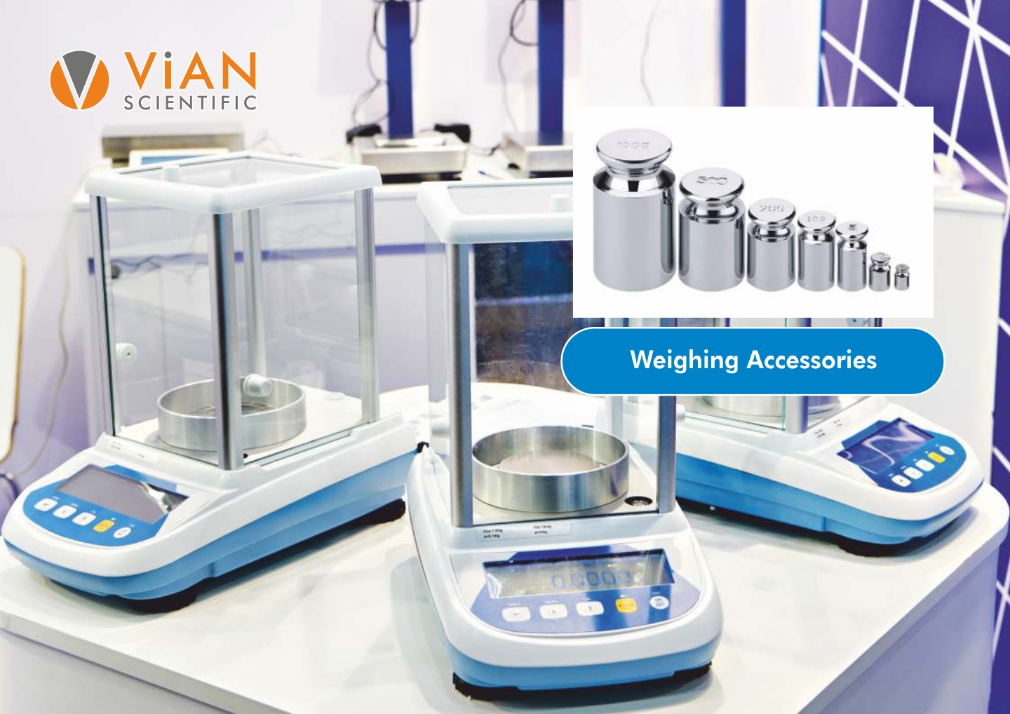 Photographed calibration weight set. Product view for E2 Weight Box With NABL 1 mg To 200 g. Representative product type; verify exact specification.